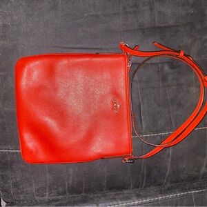 Coach Red Leather Bag
